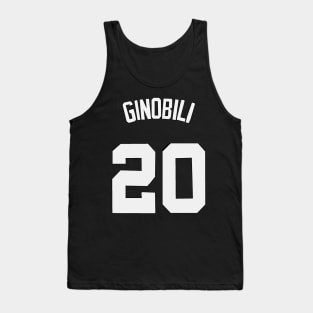 Manu Ginobili Jersey - San Antonio Spurs Tank Top